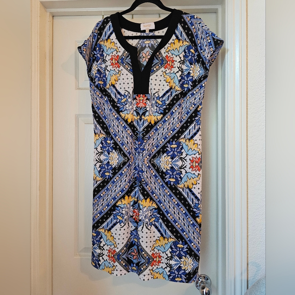Laundry by Shelli Segal knee length Cap sleeve Sheath dress, size XL